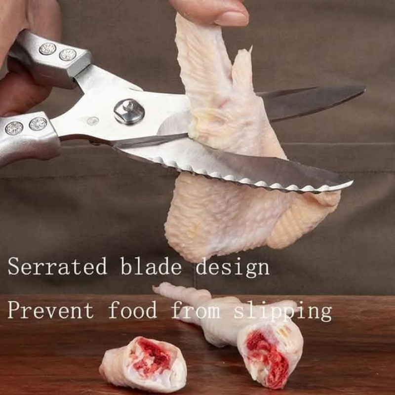 Multifunctional Kitchen Scissors for Chicken and Fish Cutting